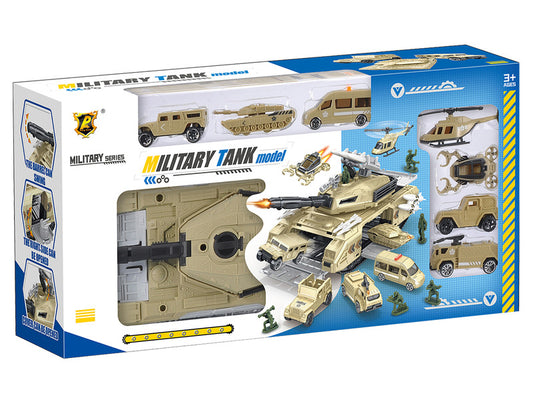 Katonai játékszett tankban