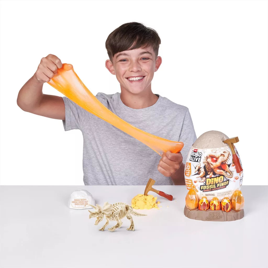 Robo Alive Dinó fosszília - Borostyán kaland meglepetés szett