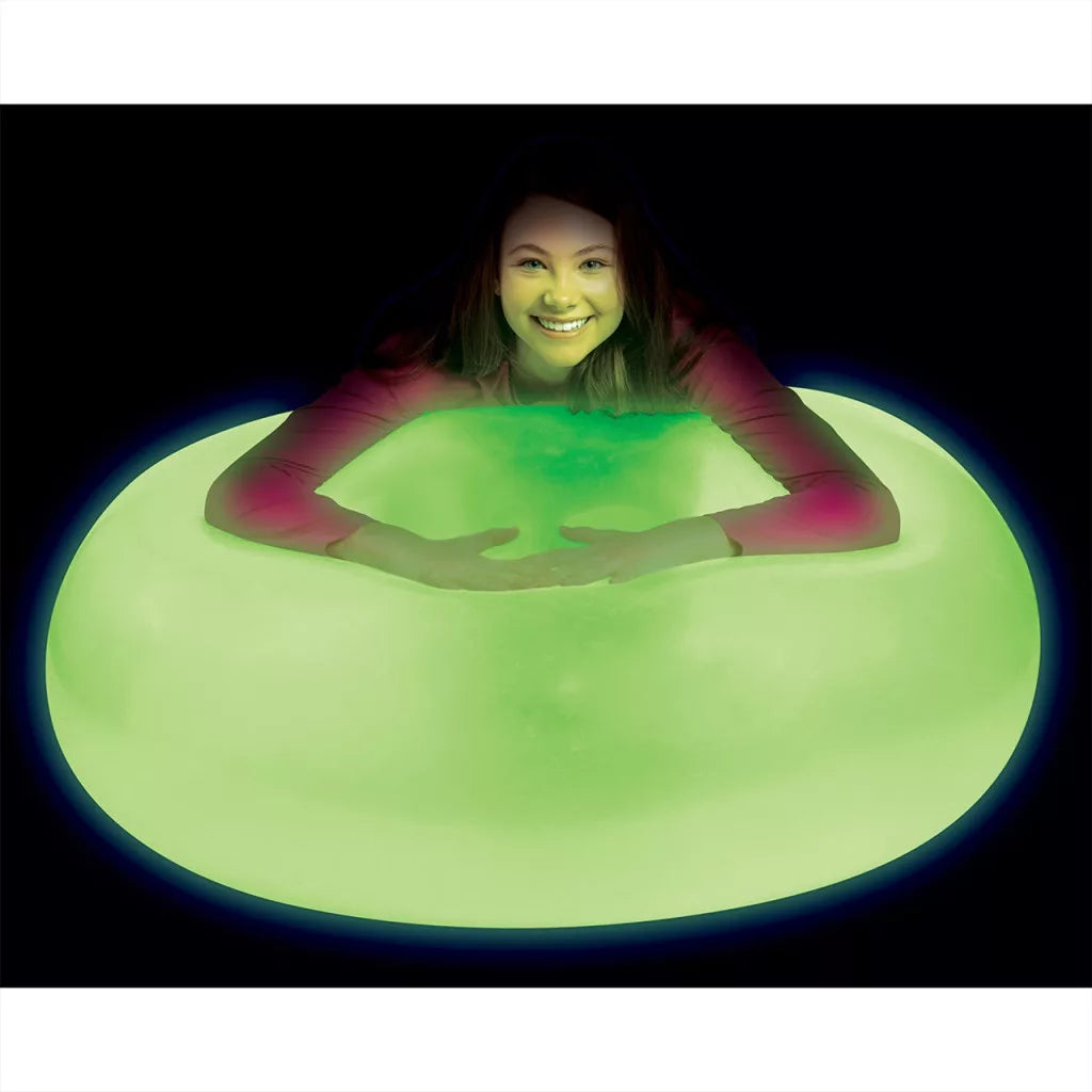 Világító Super Glo Wubble, 75 cm - zöld