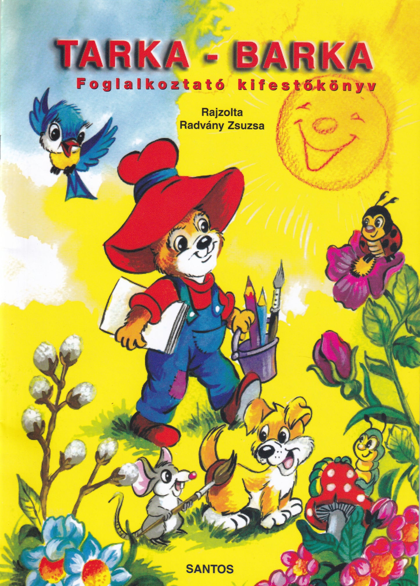 Tarka-barka foglalkoztató kifestőkönyv