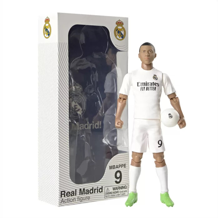 Focista akciófigura, 20 cm - Real Madrid, MBappé 10