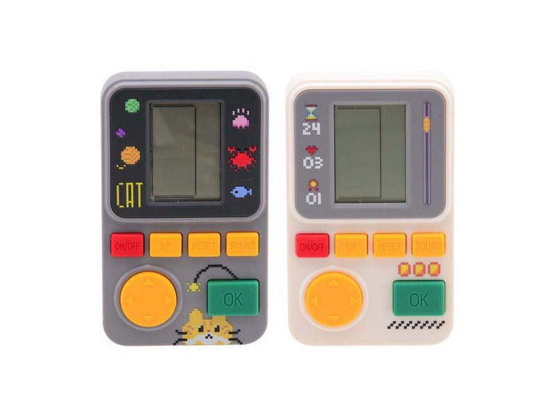 Retro tetrisz játék szürke