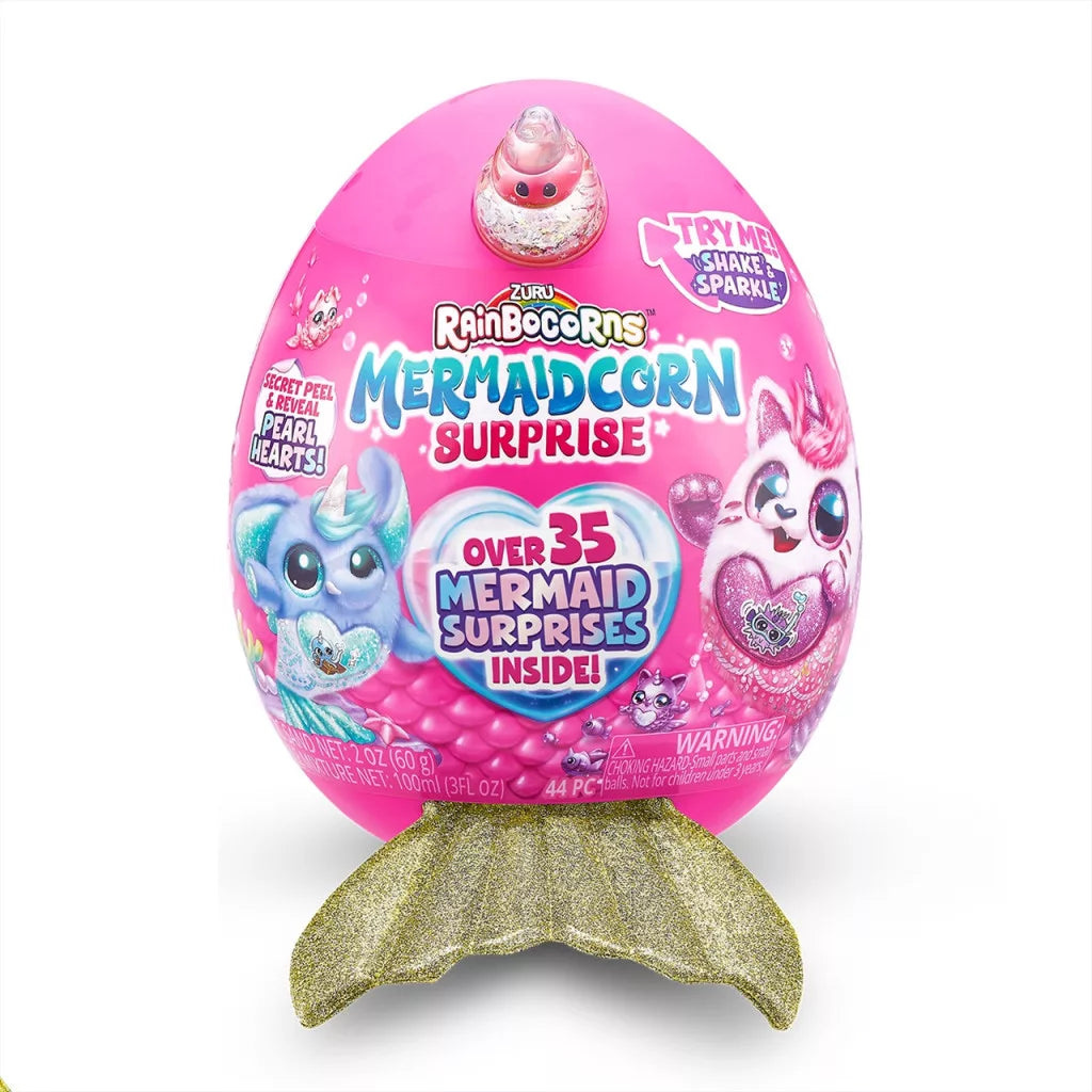 Rainbocorns Mermaidcorn Meglepetés tojás sellőkornis plüssel