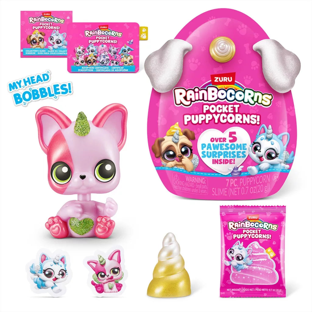Rainbocorns Pocket Puppycorn meglepetés kutyus, kicsi, 1 db