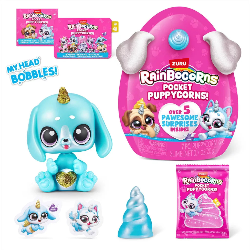 Rainbocorns Pocket Puppycorn meglepetés kutyus, kicsi, 1 db