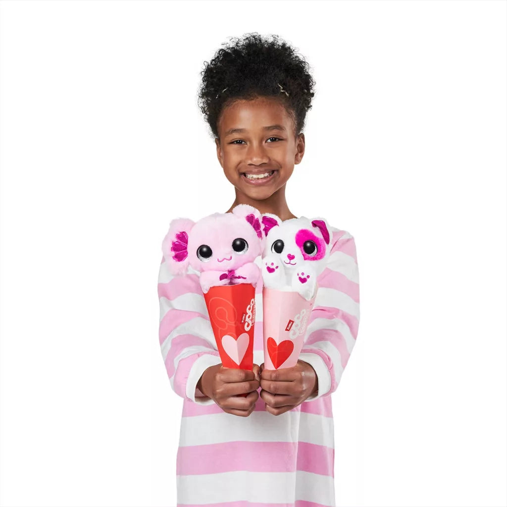 Coco Cones Valentine plüss állatok tölcsérben (több fajta)