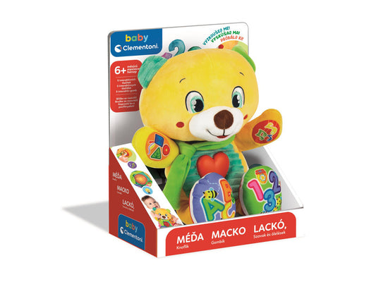 Clementoni Lackó Mackó interaktív plüss játék