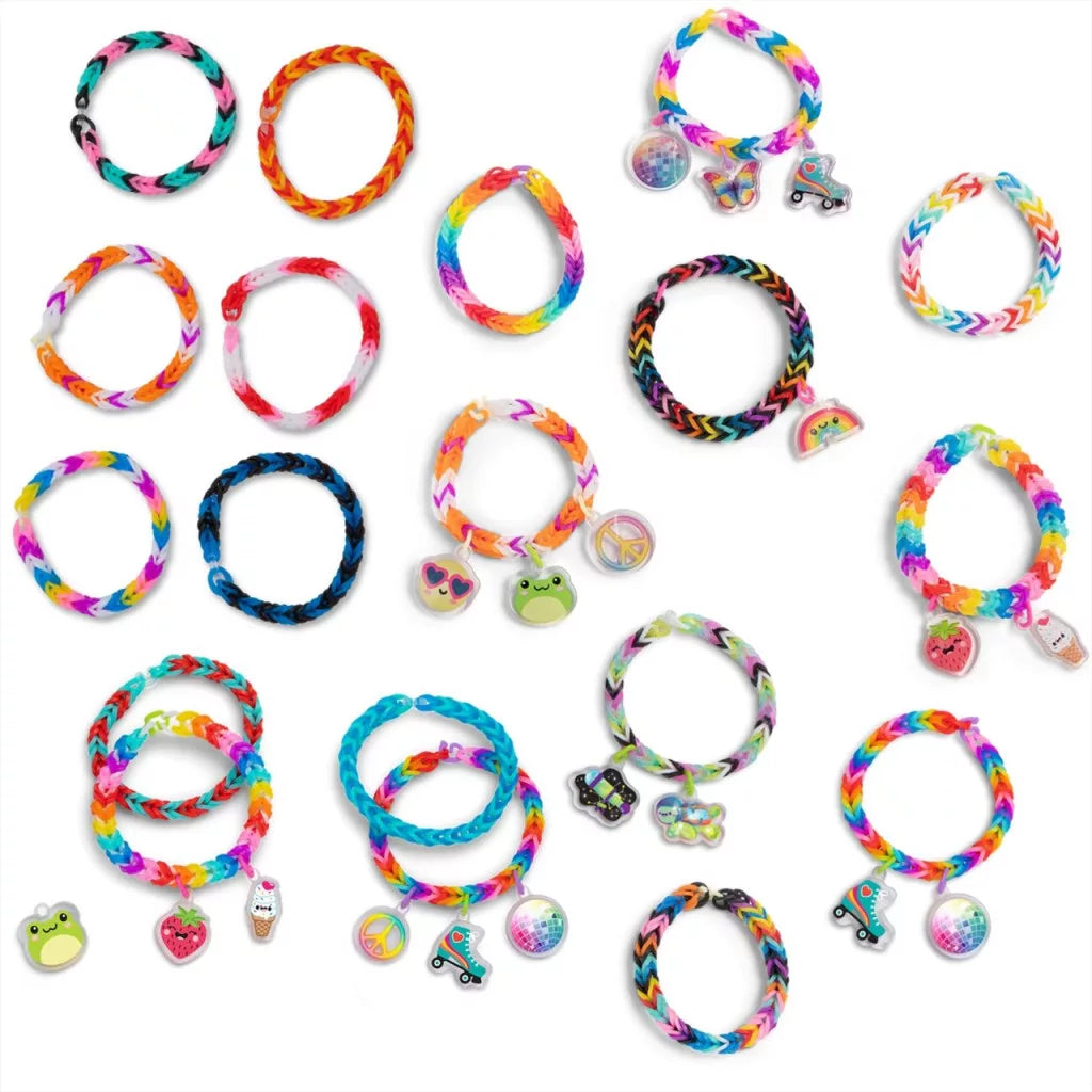 Rainbow Loom Auto Loom Cute-Tique gumikarkötő készítő szett, Kincsesbánya