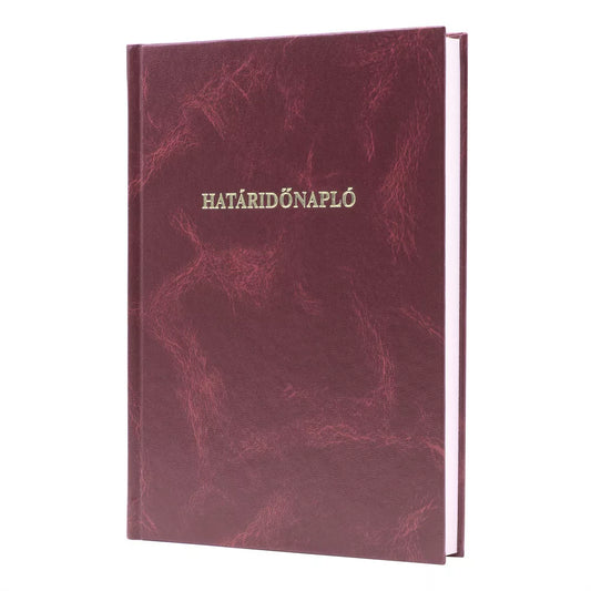 Határidőnapló A5 bordó