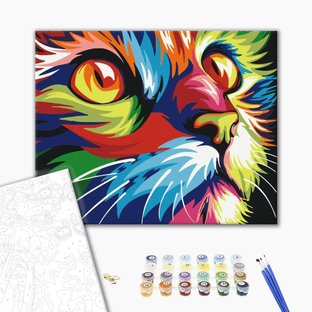 Számfestő készlet 40 x 50 cm (több fajta)