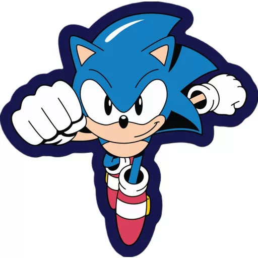 Sonic plüss formapárna