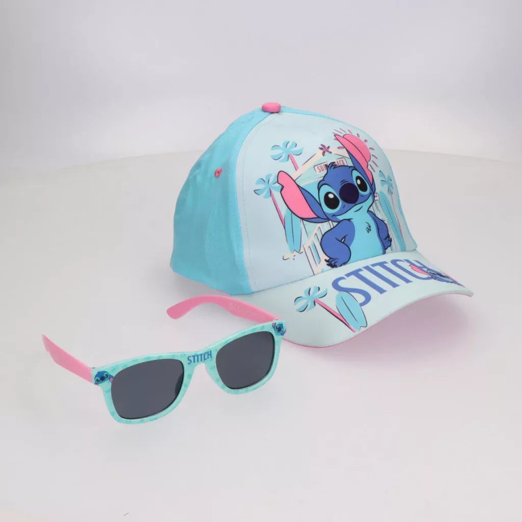 Stitch, A csillagkutya Sunny Day napszemüveg és baseball sapka szett