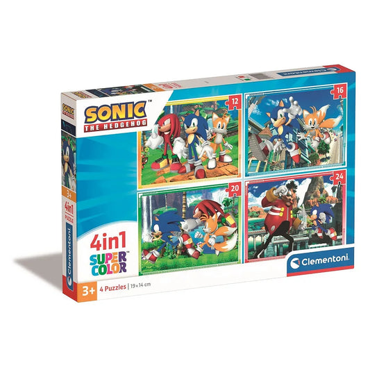Sonic 4 az 1-ben puzzle Clementoni