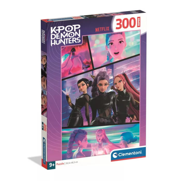 K-POP Démonvadászok puzzle 300 db-os Clementoni