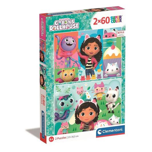 Gabi babaháza puzzle 2x60 db-os Clementoni