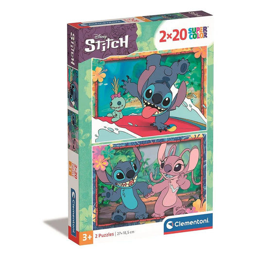 Lilo&Stitch puzzle 2x20 db-os Clementoni