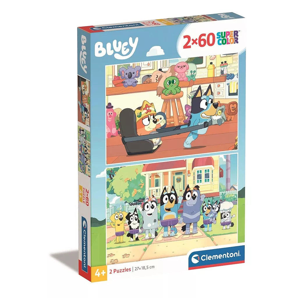 Bluey puzzle 2x60 db-os Clementoni