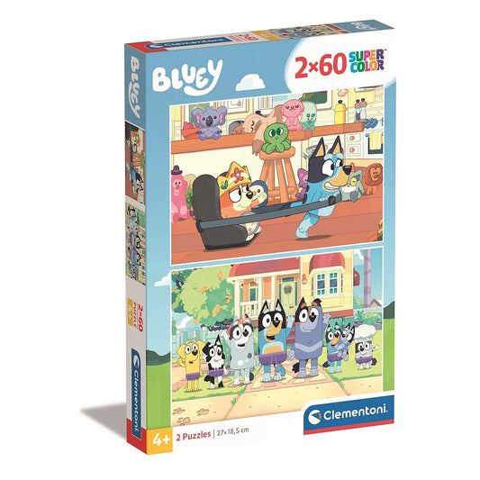 Bluey puzzle 2x60 db-os Clementoni