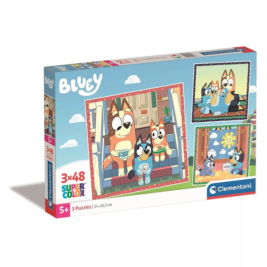 Bluey puzzle 3x48 db-os Clementoni
