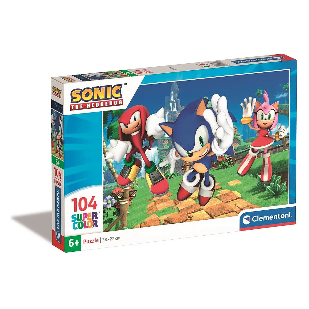 Sonic puzzle 104 db-os Clementoni
