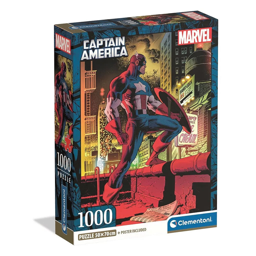Amerika kapitány puzzle 1000 db-os Clementoni