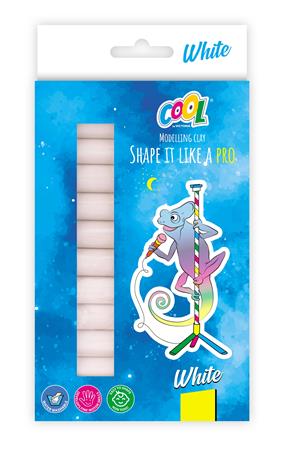 Gyurma, 12 darabos, 200 g, COOL BY VICTORIA - natúr és színes változatban