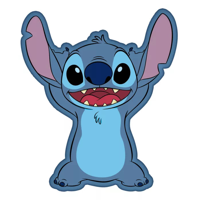 Stitch plüss formapárna, díszpárna 35 cm