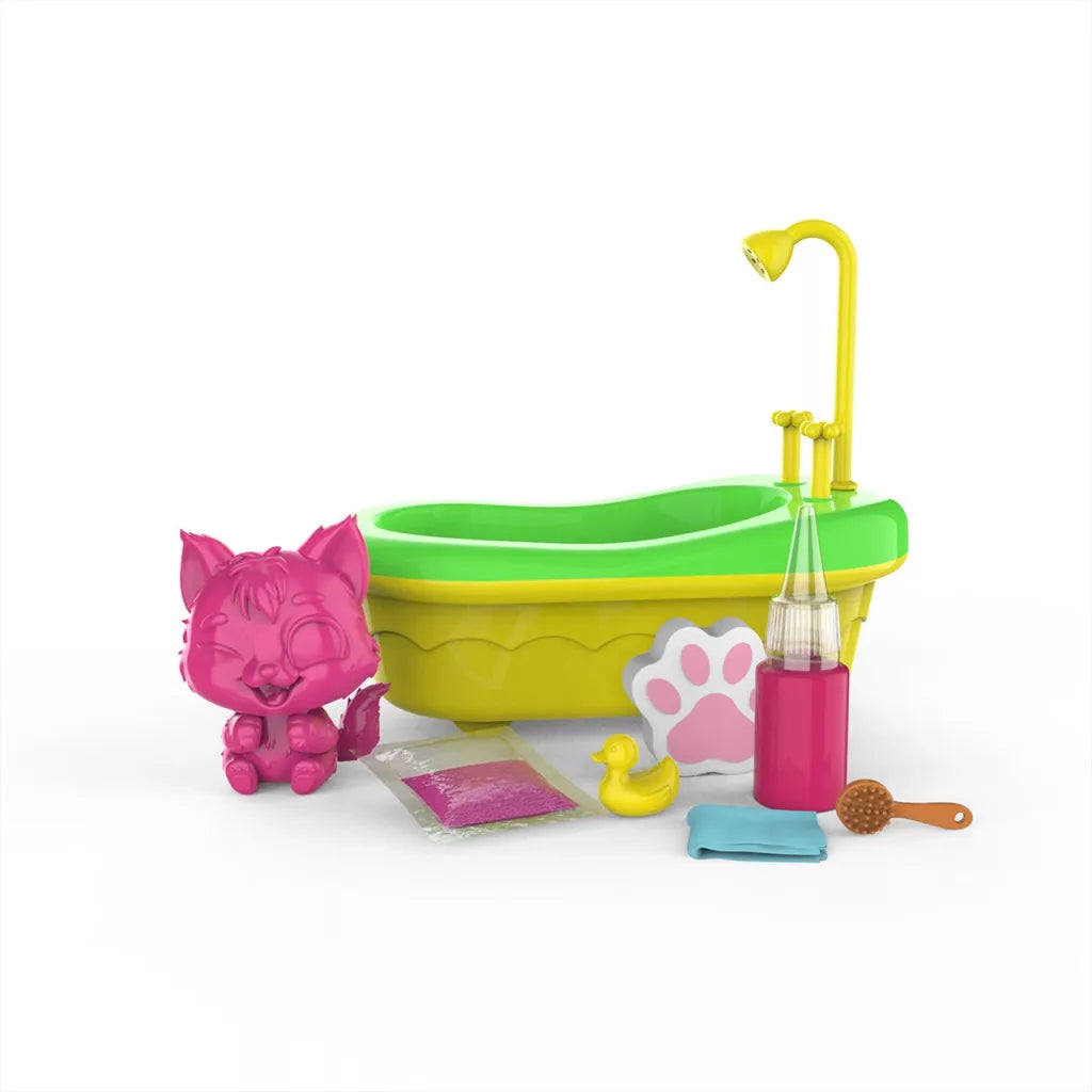 Washy Friends Pancsoló cicus káddal és 5 kiegészítővel (többféle)