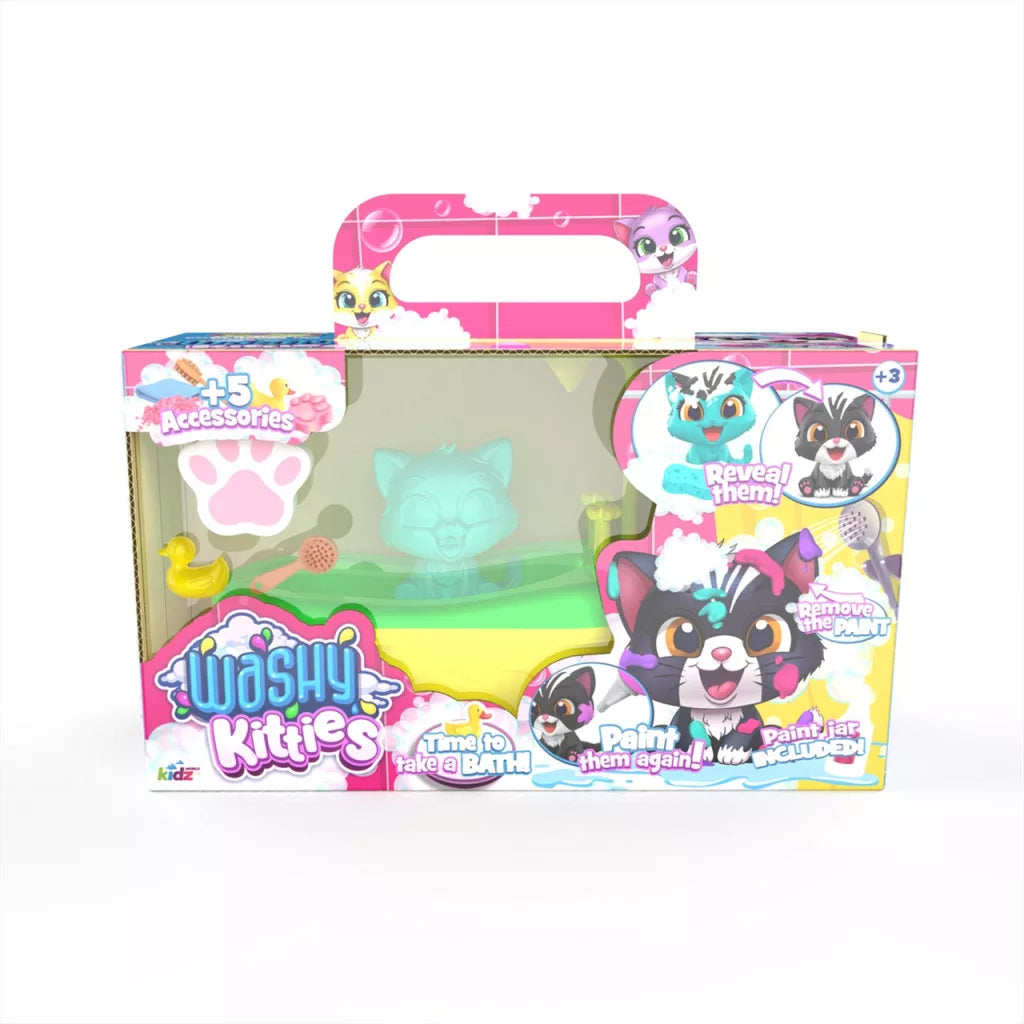 Washy Friends Pancsoló cicus káddal és 5 kiegészítővel (többféle)