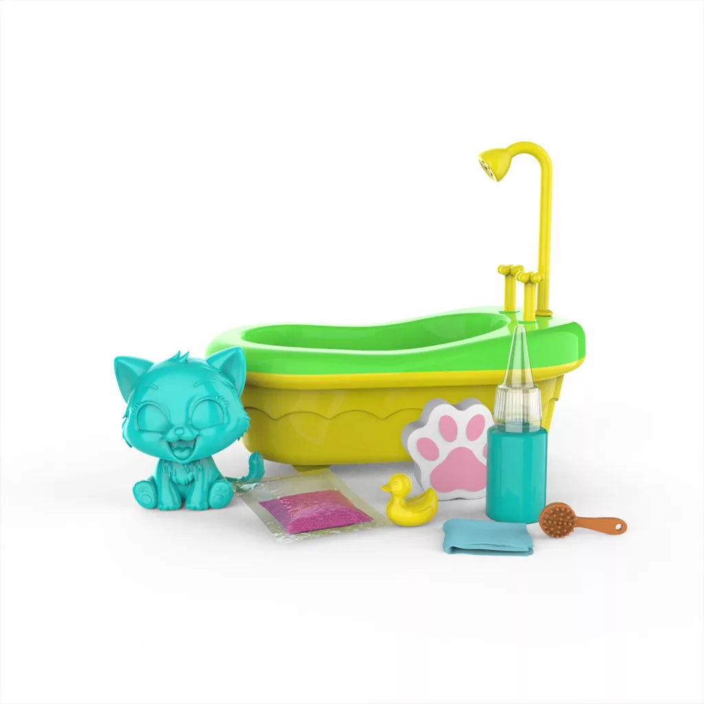 Washy Friends Pancsoló cicus káddal és 5 kiegészítővel (többféle)