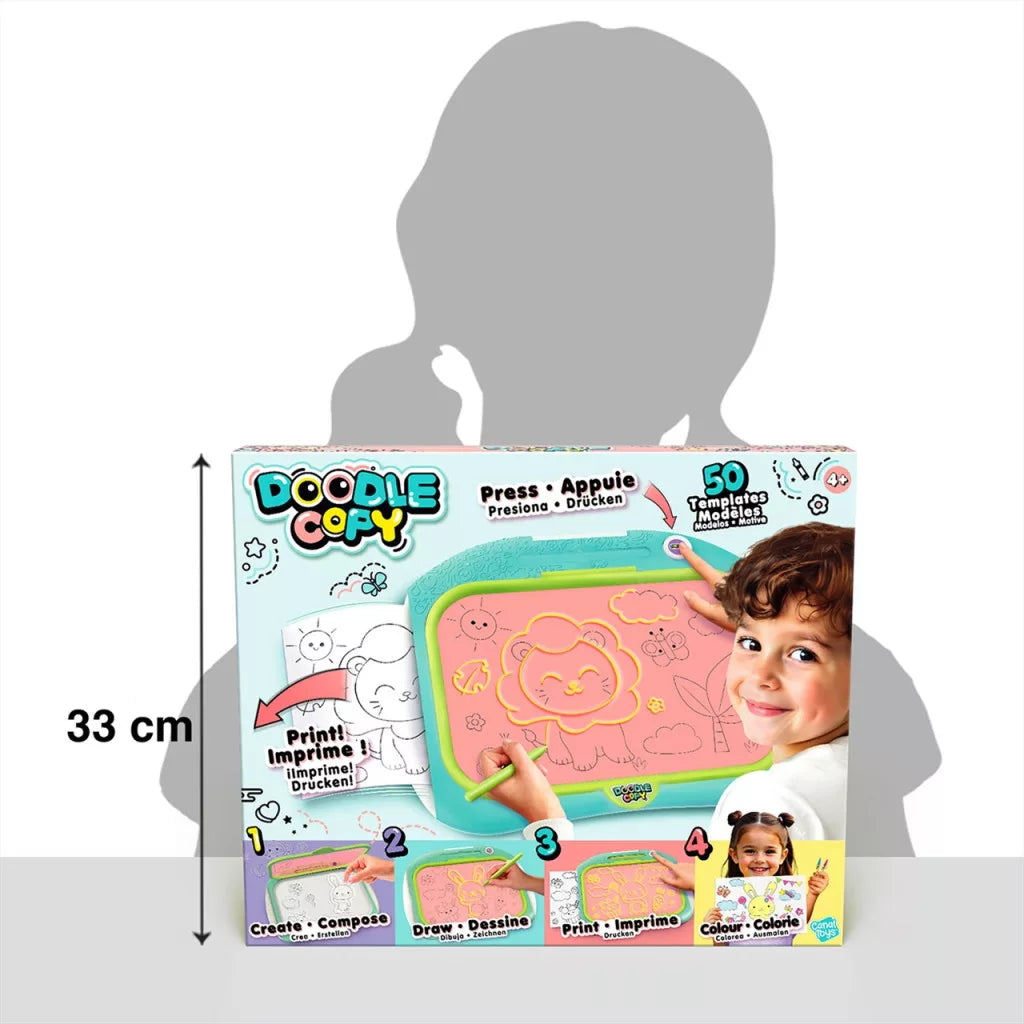 Doodle Copy rajztábla nyomtatóval, 50 mintával