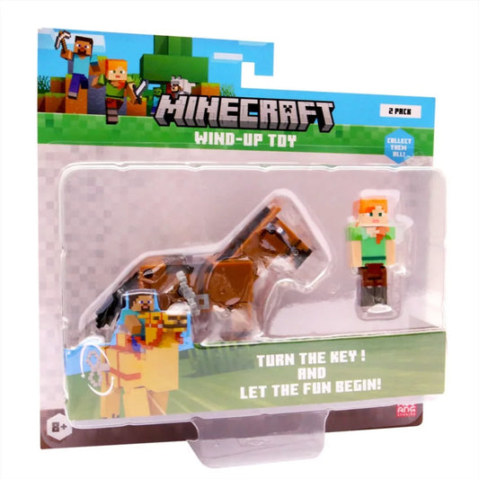 Minecraft 3D figura felhúzható állattal - többféle