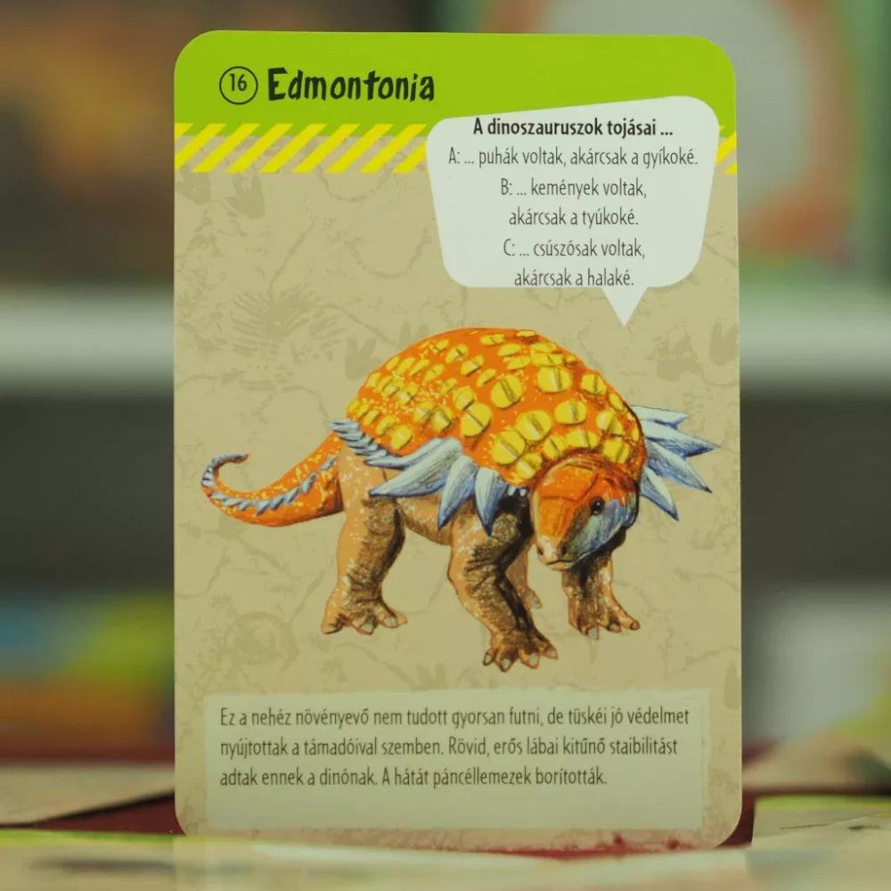 50 dinoszaurusz kvízkártya