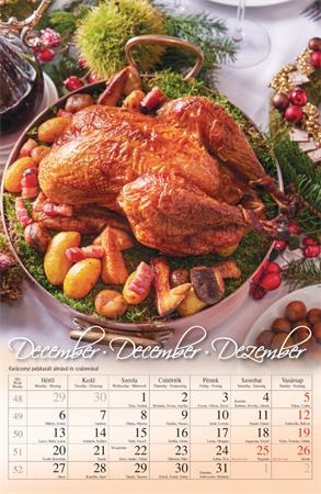 Naptár, fali, CSG "Süssünk-Főzzünk"