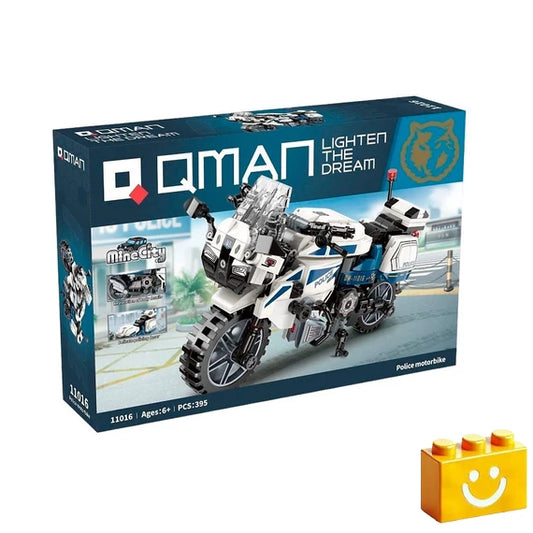 QMAN Rendőrmotor építőjáték