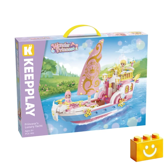 QMAN Keepplay - A hercegnő luxusjachtja építőjáték