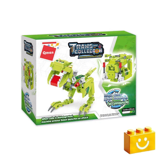 QMAN Csodakocka T-rex Tyrannosaurus Rex építőjáték