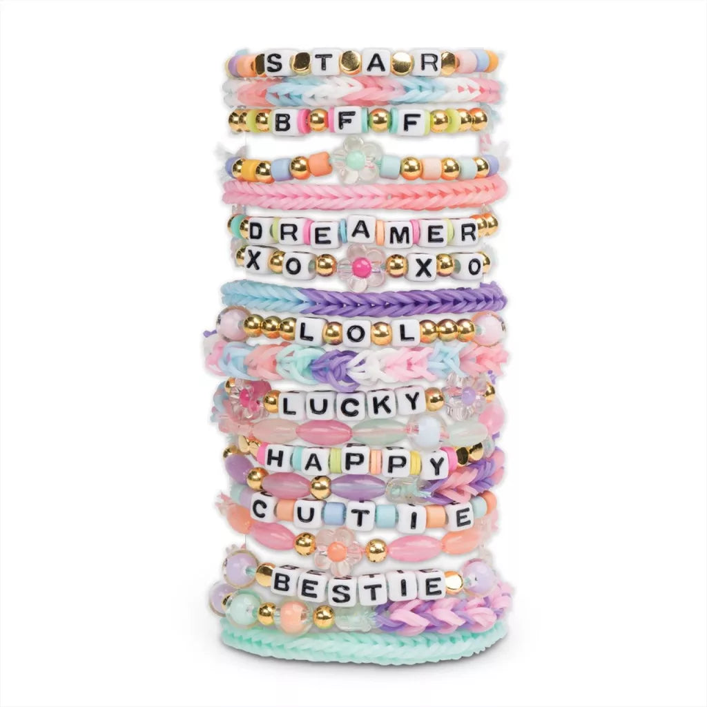Rainbow Loom Auto Loom gumikarkötő készítő mega szett gyöngyökkel