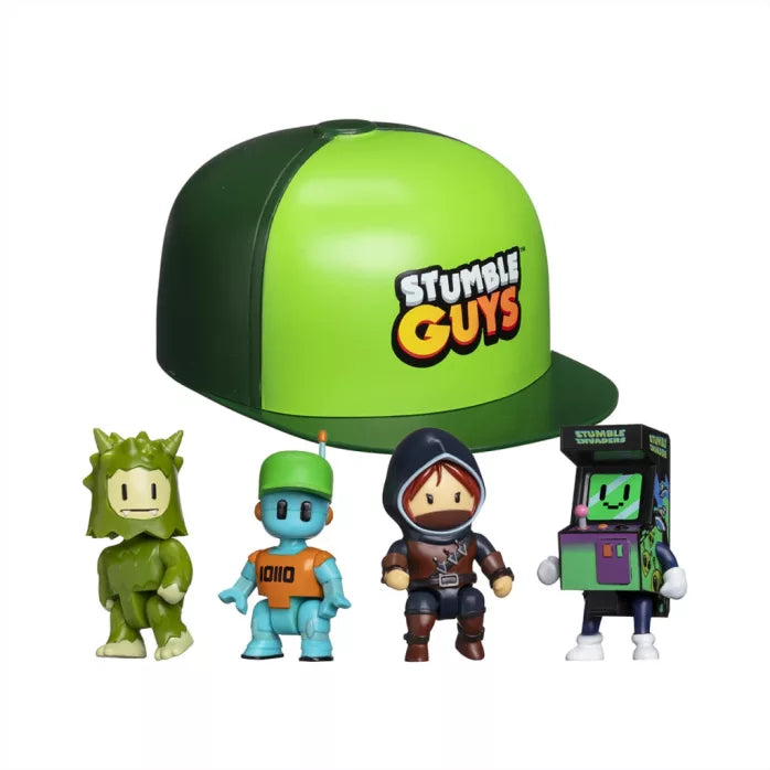 Stumble Guys meglepetés mini akciófigurák sapkában
