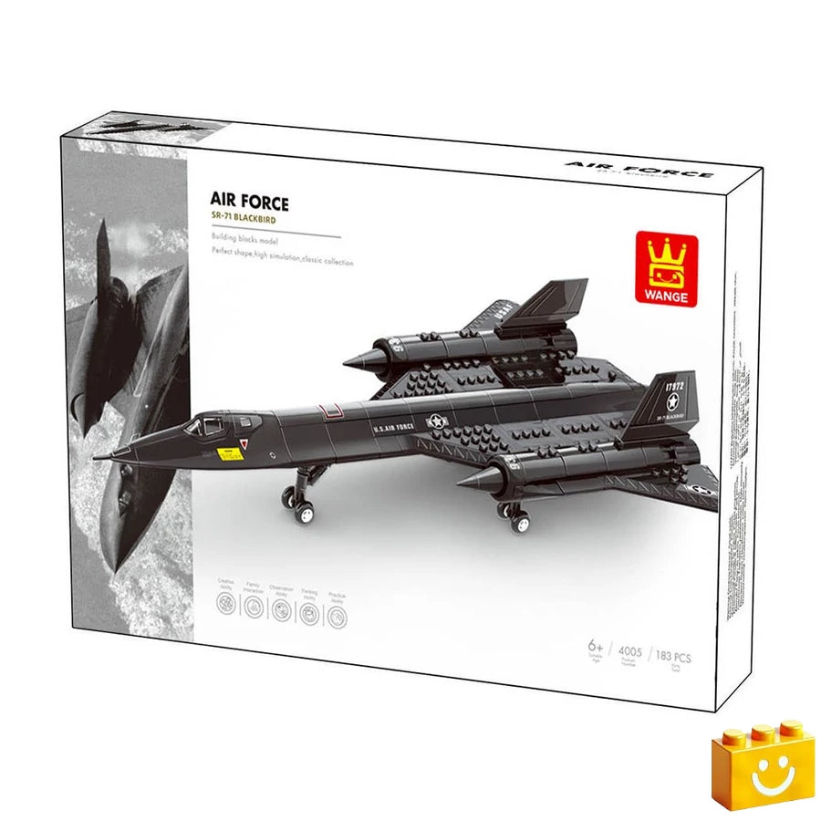 Wange SR-71 Blackbird felderítő repülőgép éítőjáték