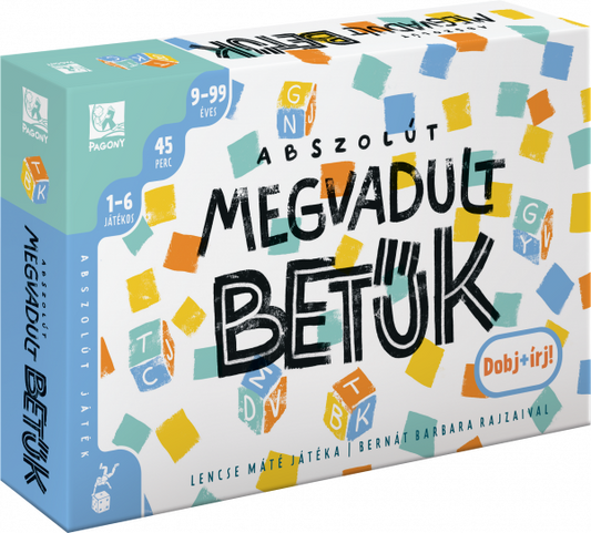 Abszolút megvadult betűk társasjáték