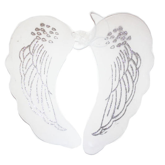 Angyal szárny fehér glitteres