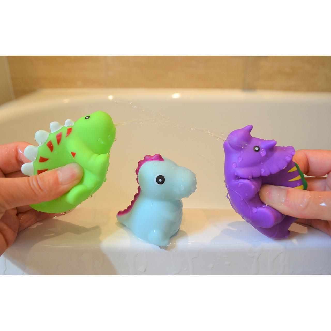 Buddy & Barney világító, spriccelő dinó fürdőjáték