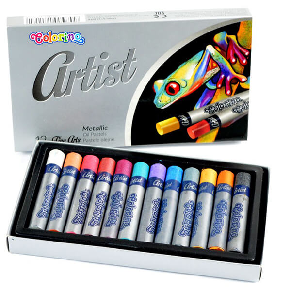 Colorino Artist Olajpasztell készlet - METALLIC - 12 darabos