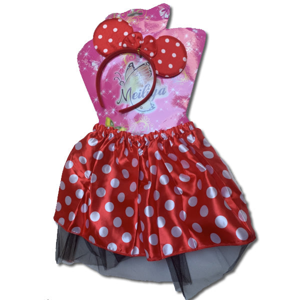 Egérke szett piros 3-8 éveseknek