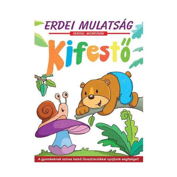 Erdei mulatság kifestő - Versek, mondókák