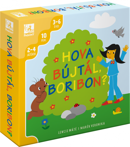 Hova bújtál Boribon? Társasjáték