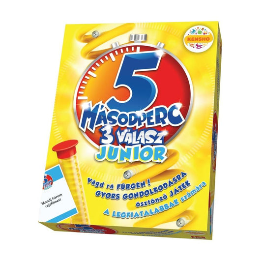 5 másodperc 3 válasz Junior társasjáték