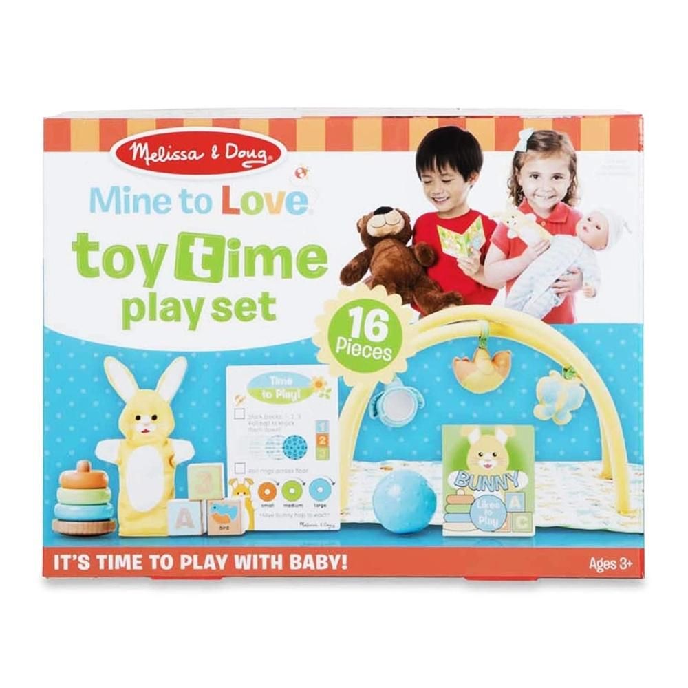 Melissa & Doug Baba játszószőnyeg játékokkal játékbabához
