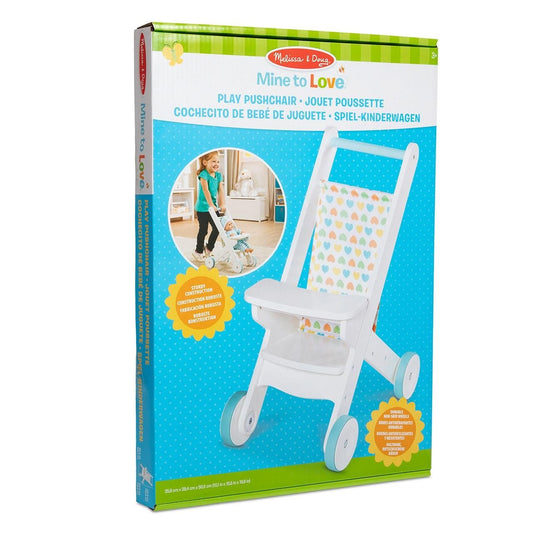 Melissa & Doug Játék babakocsi fából
